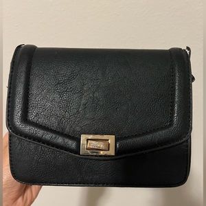 Black mini shoulder bag